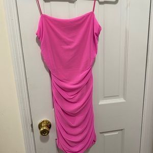 Princess Polly hot pink dress